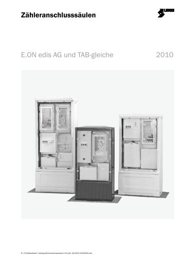 Zähleranschlusssäulen E.ON edis AG und TAB-gleiche 2010 - uesa