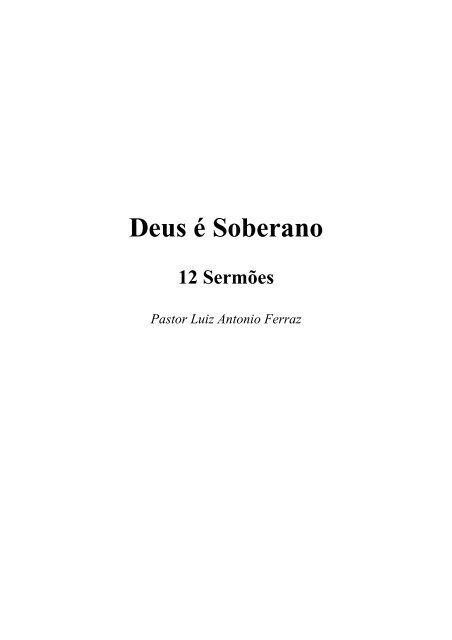 Romanos 10 - Fe Salvadora, PDF, Deus