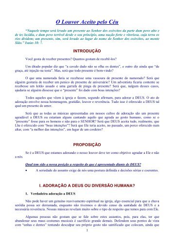 Formato PDF - Luzes da Alvorada