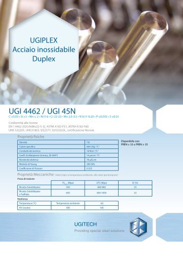 UGI 4462 / UGI 45N - Ugitech