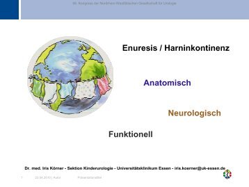 NRW2010 Kinderurologie(PDF, 2.06M) - Universitätsklinikum Essen