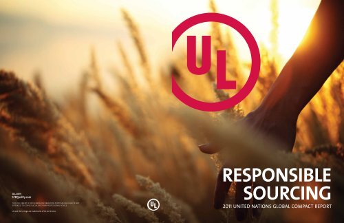 Responsible Sourcing - UL.com
