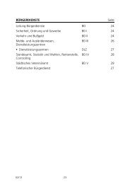 BÜRGERDIENSTE Seite Leitung Bürgerdienste BD 24 ... - Ulm-Messe