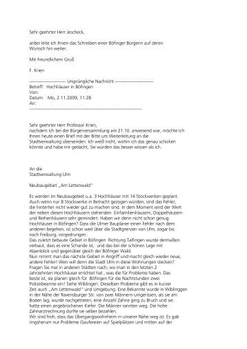 Oberschleißheim, den Sehr geehrte anbei erhalten Sie ...