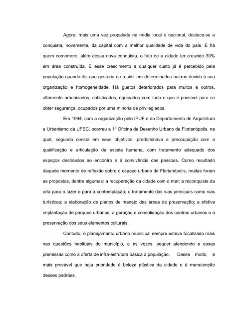 a percepção ambiental da população do município de florianópolis ...