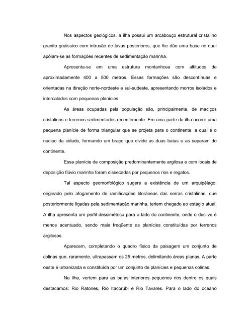 a percepção ambiental da população do município de florianópolis ...