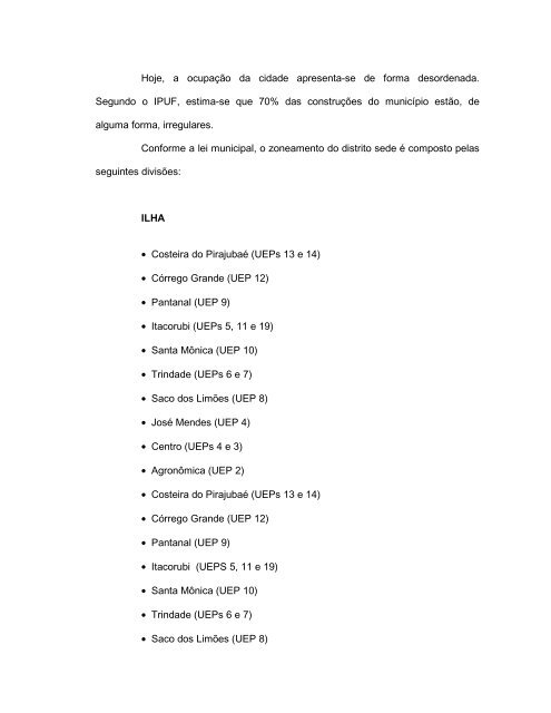 a percepção ambiental da população do município de florianópolis ...