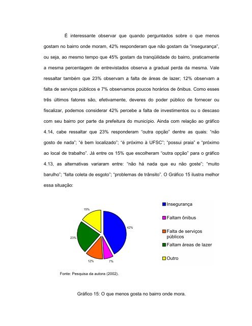 a percepção ambiental da população do município de florianópolis ...