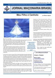 Jornal Maçonaria Brasil - Grande Loja Maçônica do Estado de Goiás