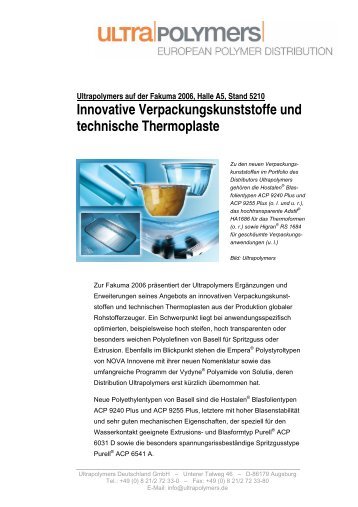 PDF-Download - bei UltraPolymers