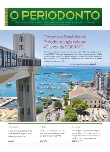 Congresso Brasileiro de Periodontologia celebra 40 anos da ...