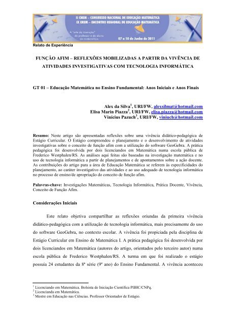 PDF) Xeque Mate: relatos da experiência do estágio em docência na UFRN