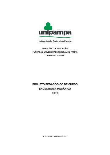 PPC do Curso de Engenharia Elétrica - UNIPAMPA Cursos