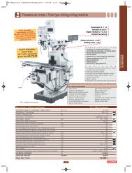 Fresadora de torreta / Floor type drilling-milling machine