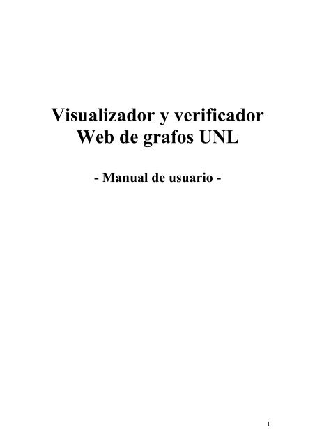Visualizador y verificador Web de grafos UNL