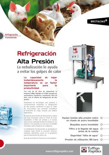 Refrigeración Alta Presión - Tuffigo-rapidex