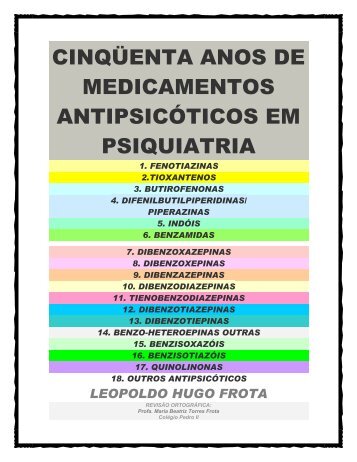 cinqüenta anos de medicamentos antipsicóticos em psiquiatria