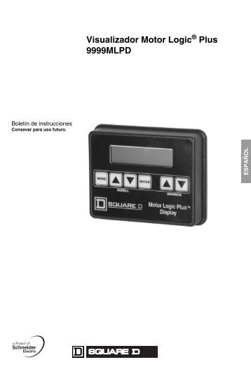 Visualizador Motor Logic® Plus 9999MLPD - Schneider Electric