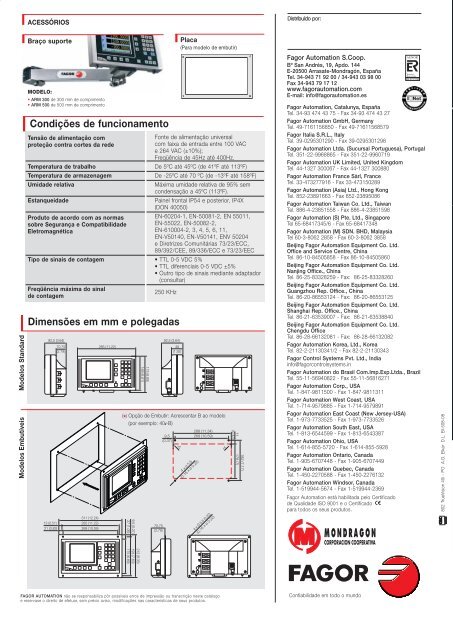 Visualizador Innova 40i, com tela TFT colorida e com as ...