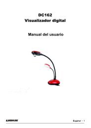 DC162 Visualizador digital Manual del usuario - Lumens