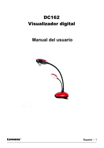 DC162 Visualizador digital Manual del usuario - Lumens