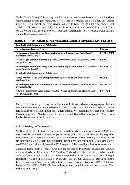 UBA-Handlungsempfehlung HP14 PDF / 1,23 MB - Umweltbundesamt