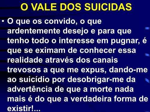 Videoaula 04 - O sofrimento do suicida. - Espiritizar