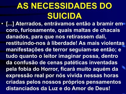 Videoaula 04 - O sofrimento do suicida. - Espiritizar