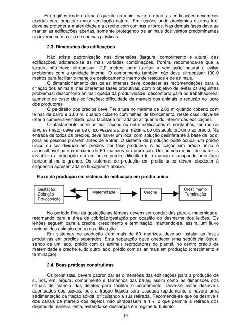 TECNOLOGIAS PARA O MANEJO DE RESÍDUOS NA PRODUÇÃO ...