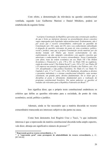 Monografia Jurídica - Repercussão Geral - Finalizado - Fmu