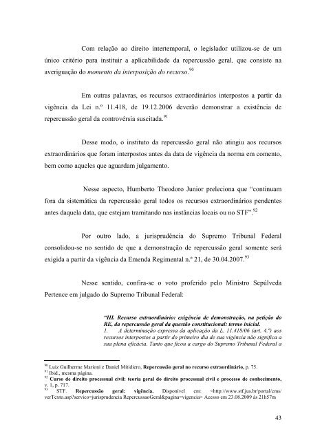 Monografia Jurídica - Repercussão Geral - Finalizado - Fmu