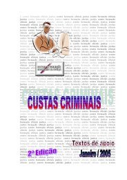 Manual das Custas Criminais - DGAJ