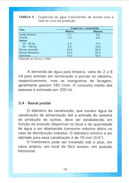 SISTEMA DE DISTRIBUIÇÃO DE ÁGUA NA SUINOCULTURA ...