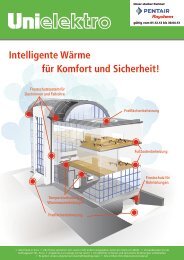 Intelligente Wärme für Komfort und Sicherheit! - uni elektro