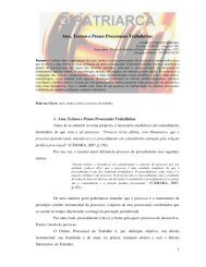 Título: Atos, Termos e Prazos Processuais Trabalhistas - Unipac