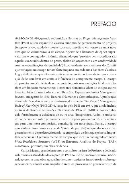 Gerenciamento de Projetos - Editora Saraiva