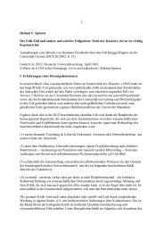 Der EdK-Fall und andere universitäre Fallgruben