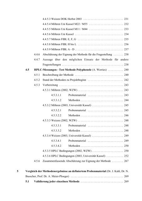 Ganzheitliche Untersuchungsmethoden zur Erfassung und Prüfung ...