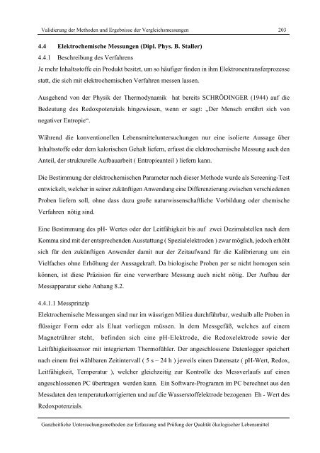 Ganzheitliche Untersuchungsmethoden zur Erfassung und Prüfung ...