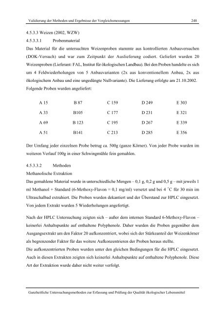 Ganzheitliche Untersuchungsmethoden zur Erfassung und Prüfung ...