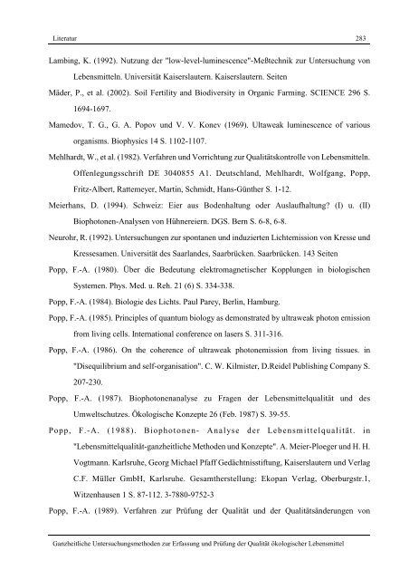 Ganzheitliche Untersuchungsmethoden zur Erfassung und Prüfung ...