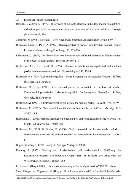 Ganzheitliche Untersuchungsmethoden zur Erfassung und Prüfung ...