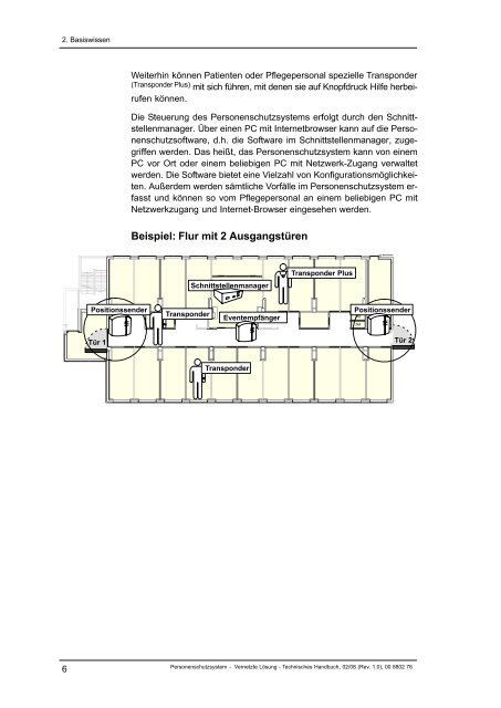 Personenschutzsystem Techniker-Handbuch ... - Tunstall GmbH