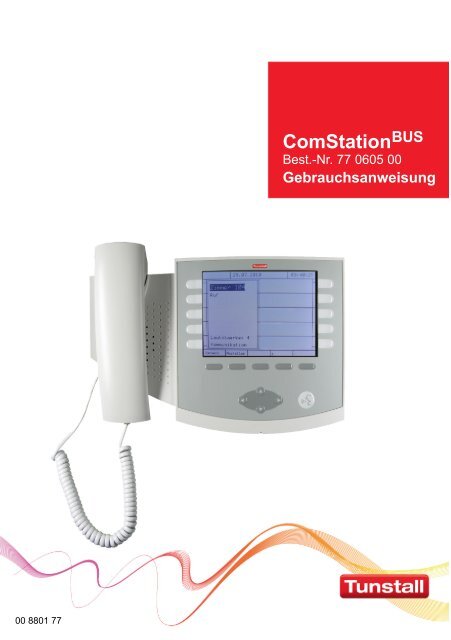 Gebrauchsanweisung ComStation BUS - Tunstall GmbH