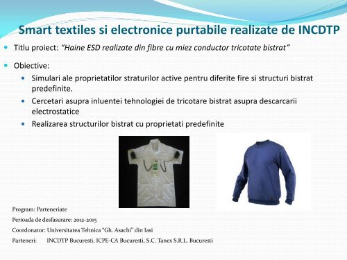 INDUSTRIA DE TEXTILE SI CONFECTII- PROMOTOR ... - Clustero.ro