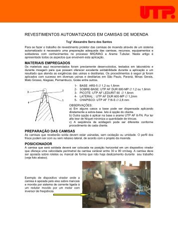 Revestimentos Automatizados em Camisas de Moenda 20/07