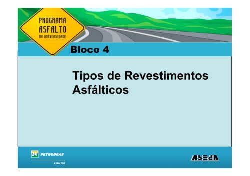 5 - Tipos de revestimentos asfalticos - CAP 4 - DET