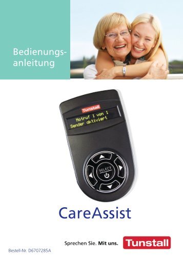 CareAssist Bedienungsanleitung (2,50 MB) - Tunstall GmbH