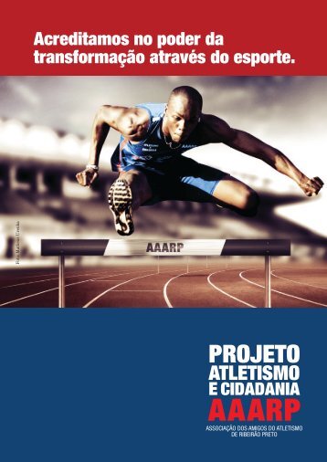 Veja nosso folder - Associação dos Amigos do Atletismo de Ribeirão