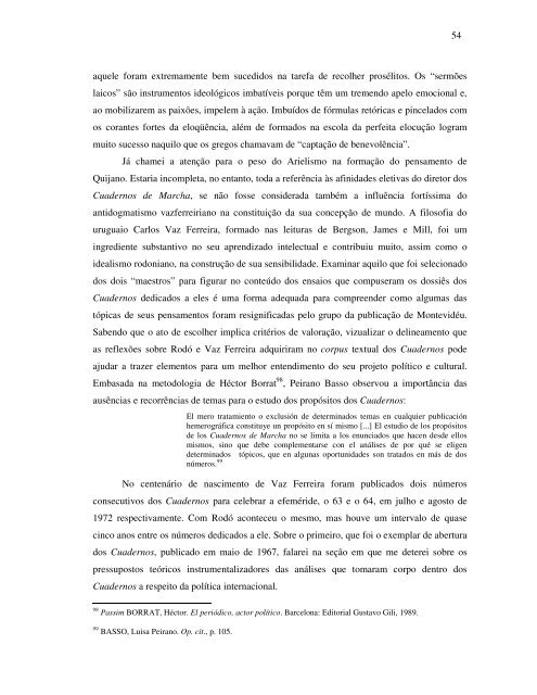 Cuadernos de Marcha - Universidade Federal de Santa Catarina